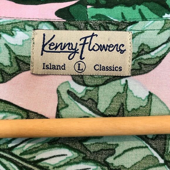 Kenny Flowers Green and Pink Swim Coverup - Picture 8 of 8